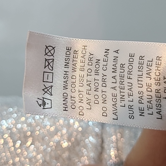 Hailey Logan by Adrianna papell mini metallic‎ dress Winter Wedding New Year - Picture 9 of 9